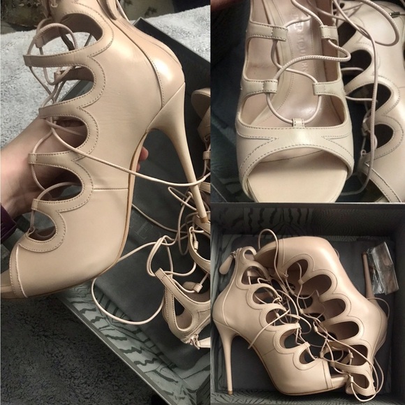 Alexander McQueen leather lace up sandal - Picture 5 of 7